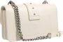 Pinko Mini Love Bag Icon in zacht leer White Dames - Thumbnail 2