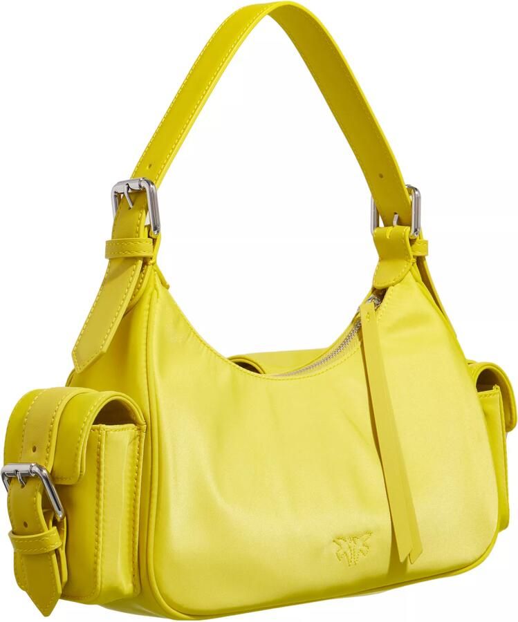 Pinko Gele Schoudertas Modieuze Stijl Yellow Dames - Foto 3