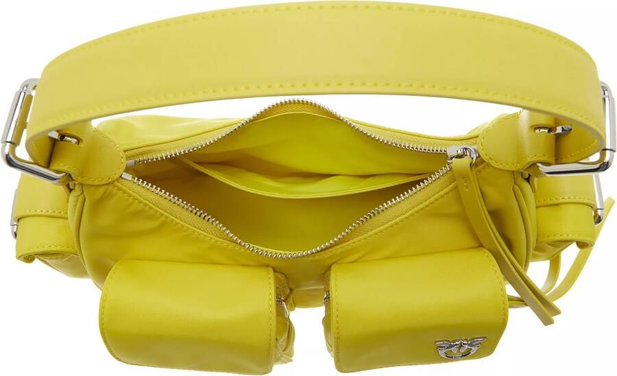 Pinko Gele Schoudertas Modieuze Stijl Yellow Dames - Foto 2