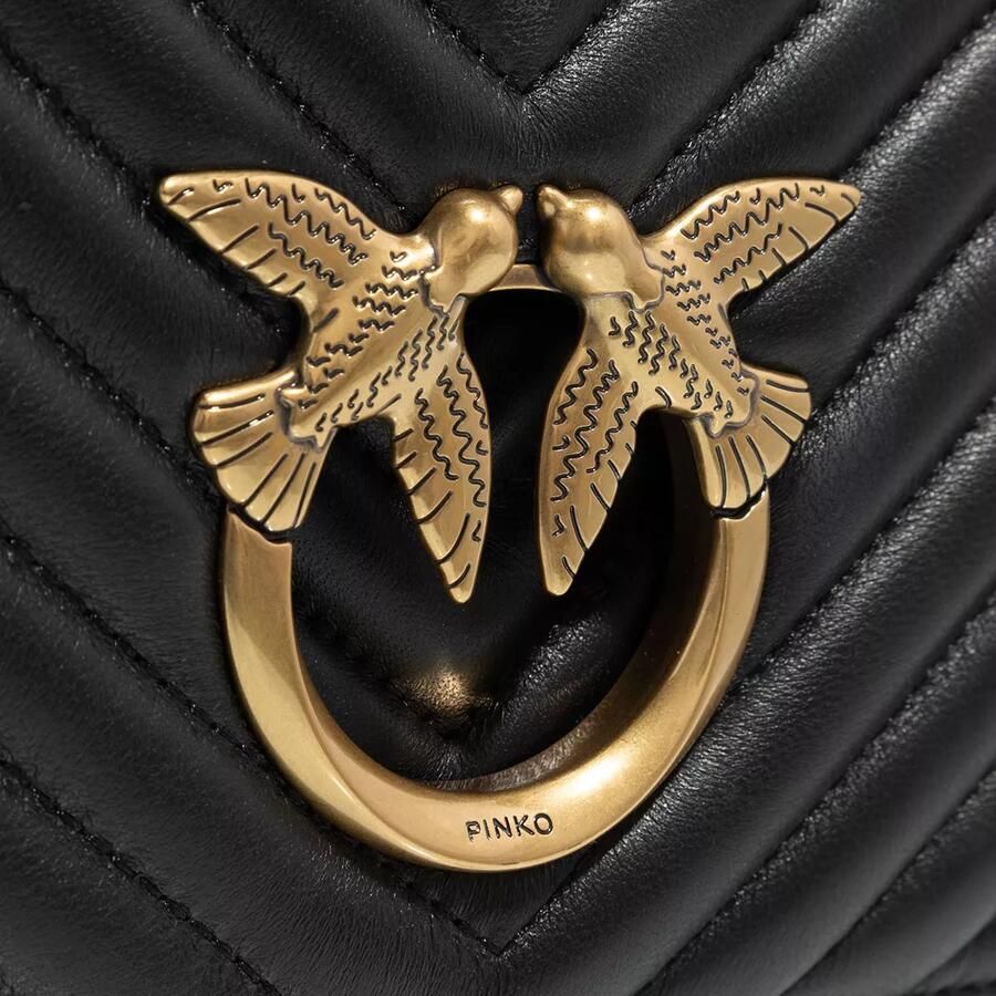 Pinko Stijlvolle Crossbodytassen voor Dagelijks Gebruik Black Dames