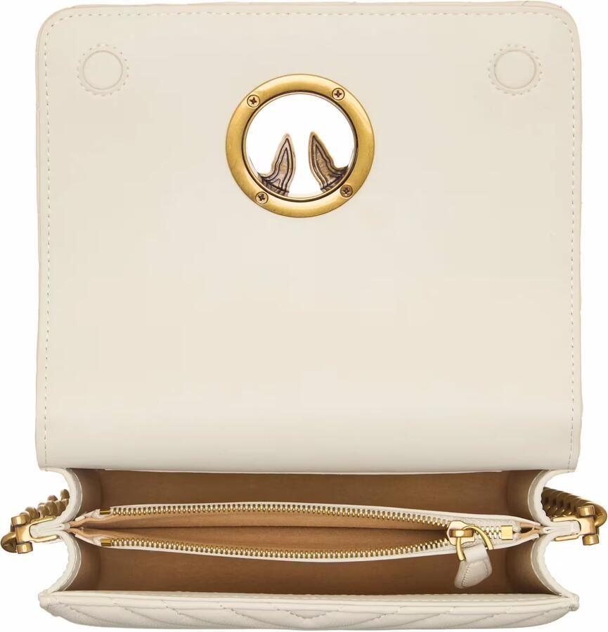 Pinko Love Click Mini Sheep Schoudertas White Dames