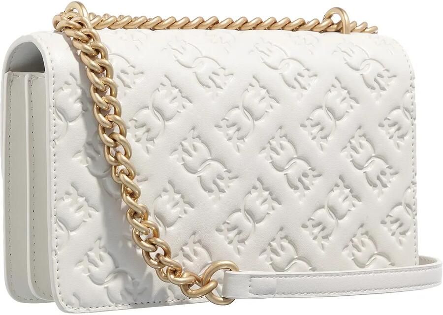 Pinko Witte Chevron Gewatteerde Schoudertas White Dames - Foto 3