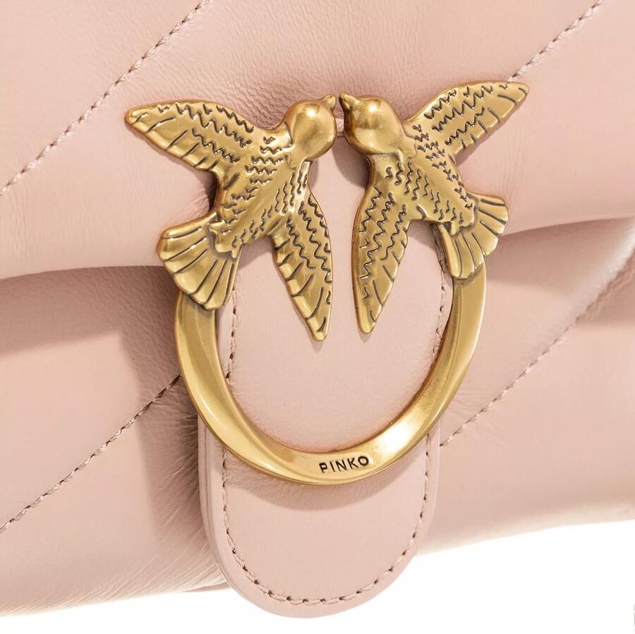 Pinko Mini Love Classic Puff Maxi Gewatteerde Roze Tas Pink Dames - Foto 4