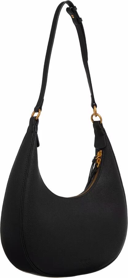 Pinko Zwarte leren handtas Dames tassencollectie Black Dames - Foto 7