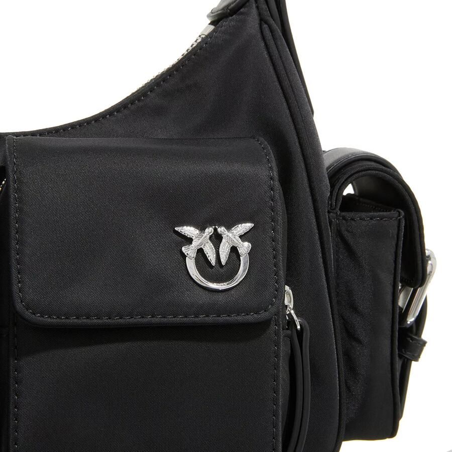 Pinko Zwarte Cargo Tas Love Birds Model 102794-A1J4 Black Dames