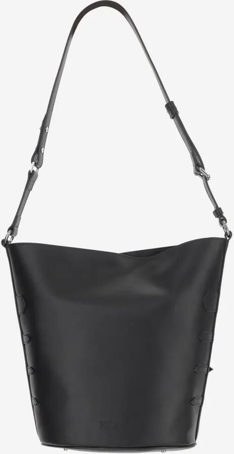 Pinko Hobo bags Leather Shoulder Bag With Straps in zwart - Foto 4