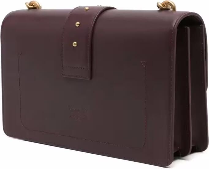 Pinko Hobo bags Love Leather Crossbody Bag in rood