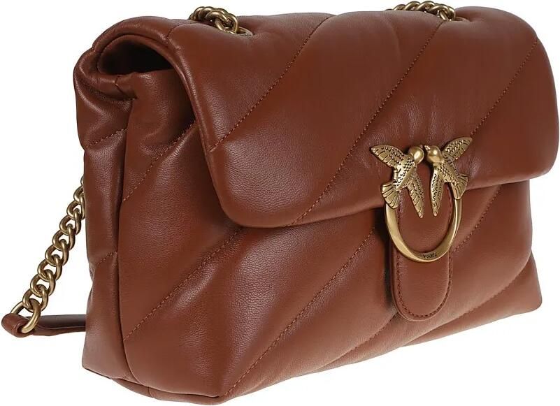 Pinko Hobo bags Love Puff Classic Cl Sheep Nap in bruin