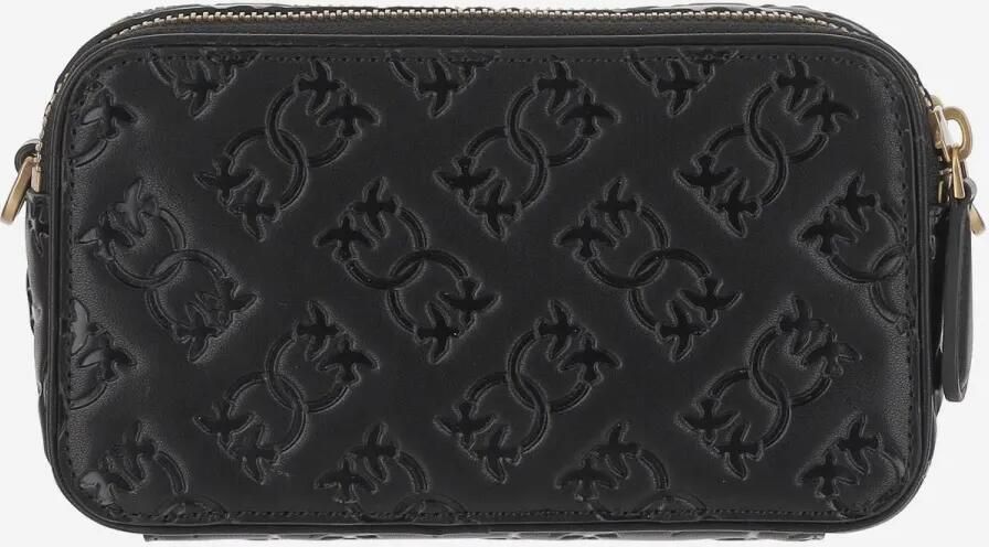 Pinko Stijlvolle Zwarte Schoudertas met Zakken Black Dames - Foto 5