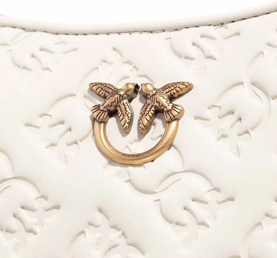 Pinko Pochettes Half Moon Mini Fl in wit