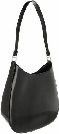 Prada Hobo bags Cleo Medium Open Hobo With Automatic And Thin Shou in zwart