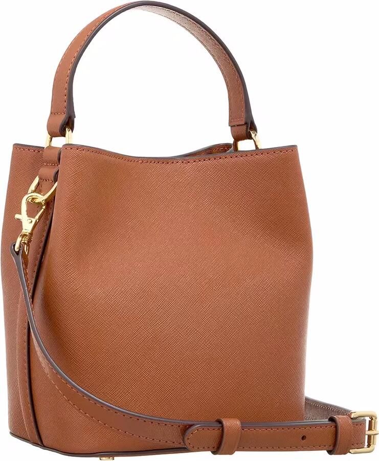 Lauren Ralph Lauren Handtas van runderleer met labelapplicatie model 'REESE' - Foto 2