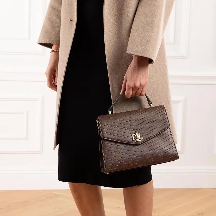 Lauren Ralph Lauren Satchels Farrah 27 Satchel Medium in bruin