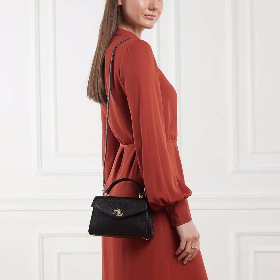 Lauren Ralph Lauren Satchels Farrah Sm-Satchel-Small in zwart - Foto 4