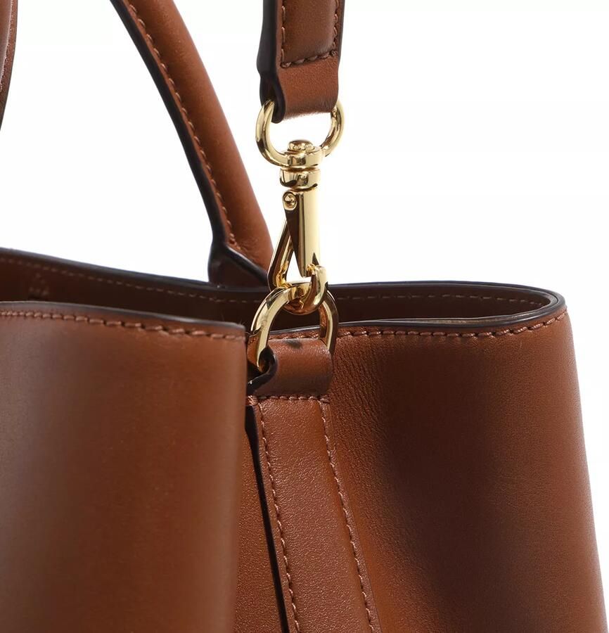 Lauren Ralph Lauren Satchel bag van leer met labelapplicatie model 'MARCY' - Foto 2