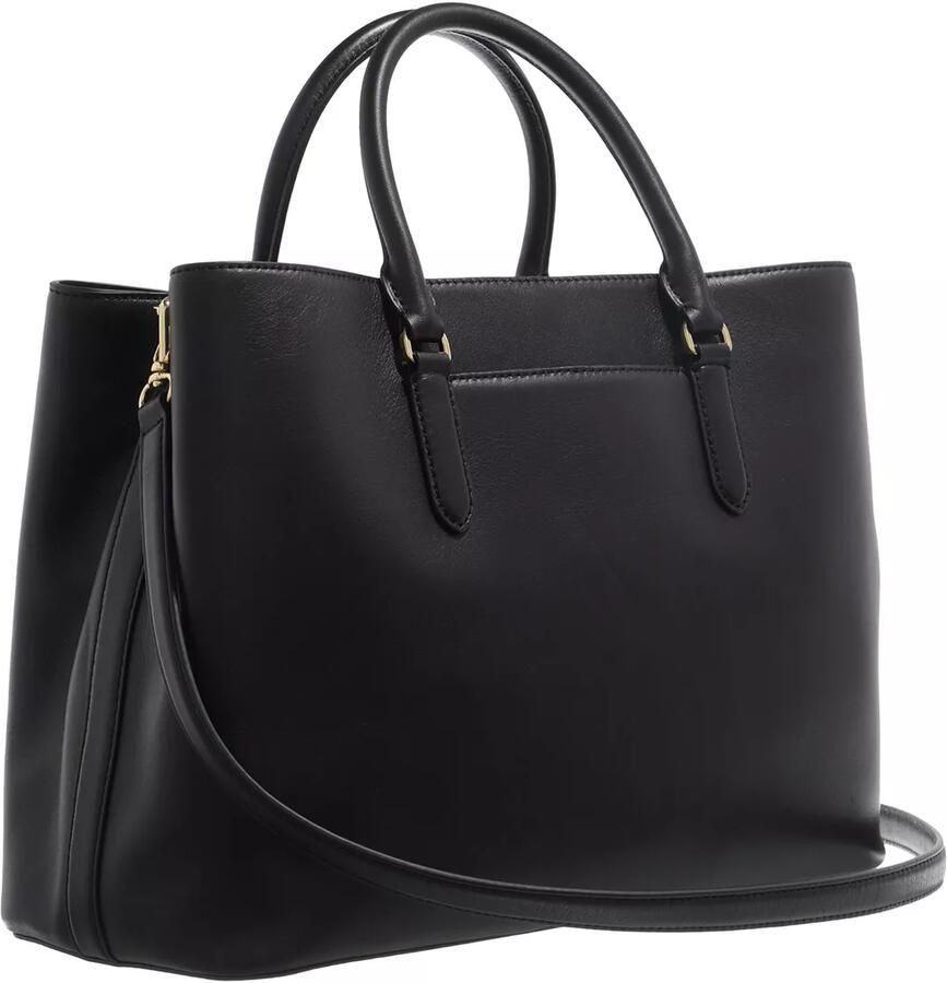 Lauren Ralph Lauren Satchel bag van leer met labelapplicatie model 'MARCY' - Foto 3