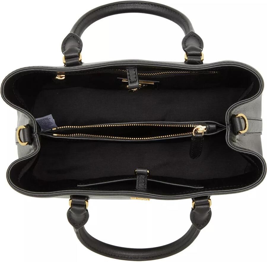 Lauren Ralph Lauren Satchel bag van leer met labelapplicatie model 'MARCY' - Foto 2