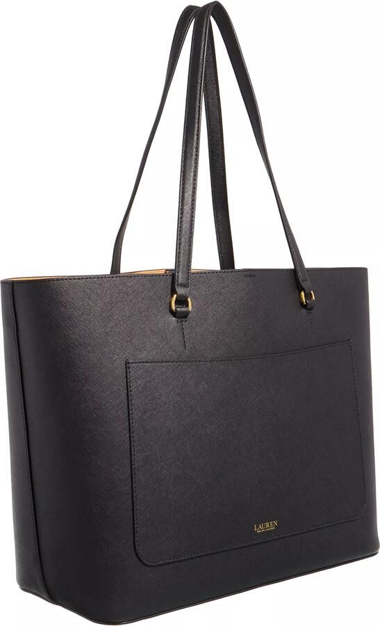 Lauren Ralph Lauren Tote bag van runderleer met labelapplicatie model 'KARLY' - Foto 6