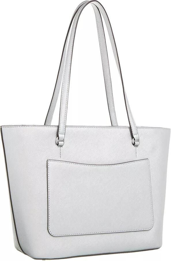 Lauren Ralph Lauren Shoppers Karly Shpper Tote Medium in zilver