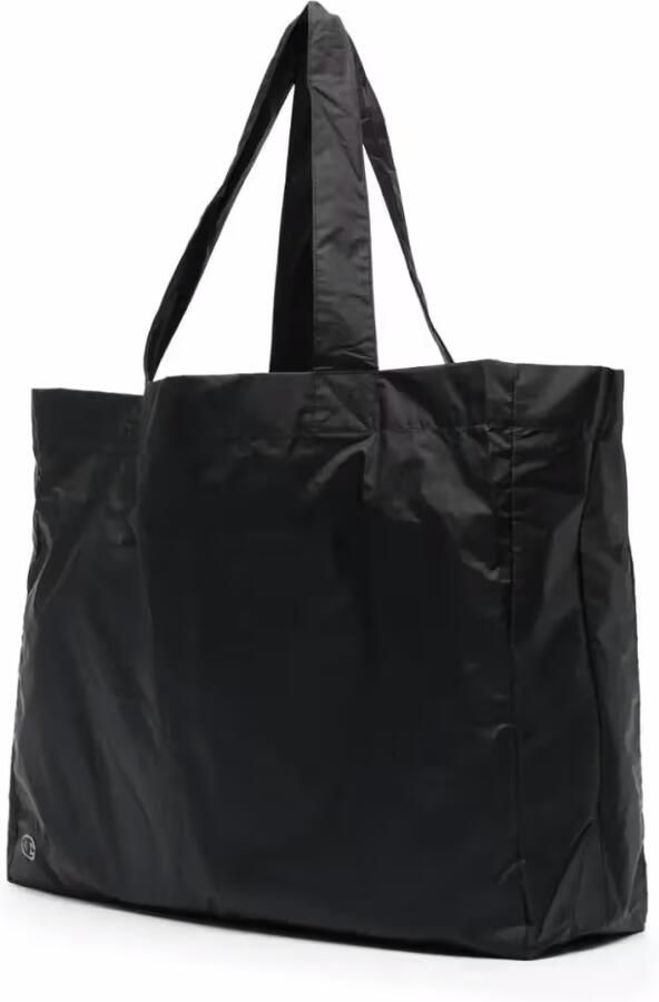 Rick Owens Shoppers & Totes Black Nylon Tote Bag With Iconic Logo in zwart - Foto 3