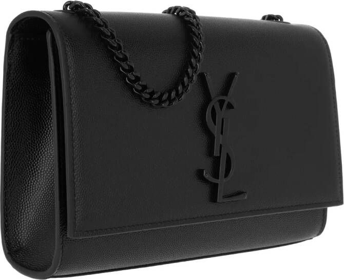 Saint Laurent Crossbody bags Kate Small Bag Grain Embossed Leather in zwart