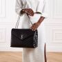 Saint Laurent Crossbody bags Large LouLou Shoulder Bag Matelassé Leather in zwart - Thumbnail 1
