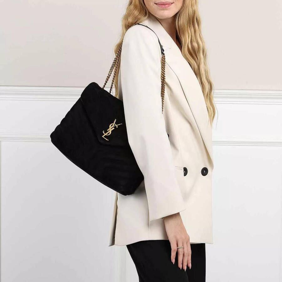 Saint Laurent Crossbody bags Medium Loulou Chain Bag in zwart