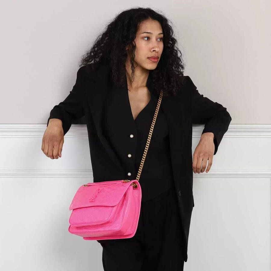 Saint Laurent Crossbody bags Women´s Pink Niki Shoulder Bag in roze