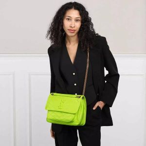 Saint Laurent Crossbody bags Women´s Pink Niki Shoulder Bag in yellow