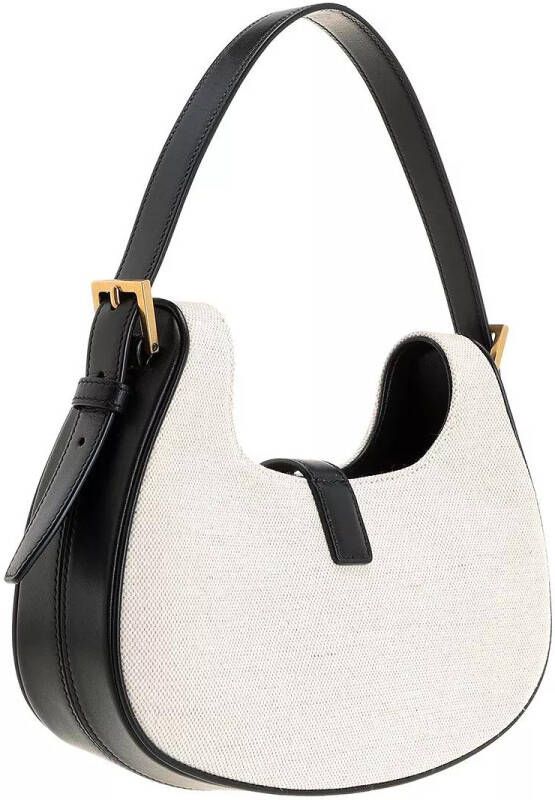 Saint Laurent Hobo bags Fermoir Hobo Bag Leather in crème