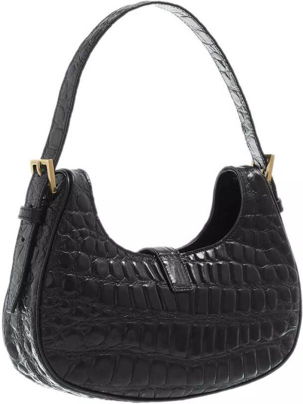 Saint Laurent Hobo bags Le Fermoir Hobo Bag in zwart