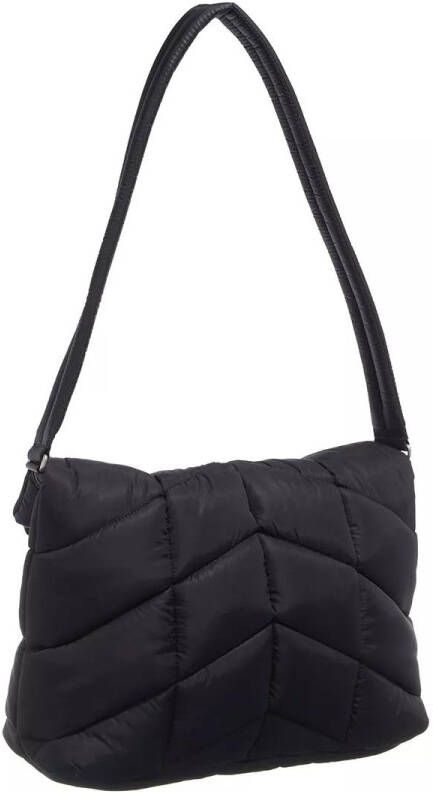 Saint Laurent Hobo bags Messenger Bag Puffer Shoulder Bag in zwart