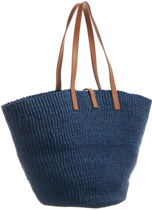 Saint Laurent Shoppers Panier Shopping Bag in blauw