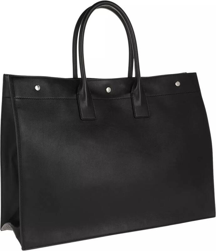 Saint Laurent Totes Rive Gauche Tote Bag Large Leather in zwart