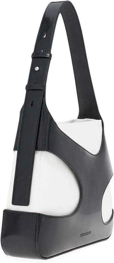 Salvatore Ferragamo Hobo bags Cut Out Detail Shoulder Bag in wit - Foto 6