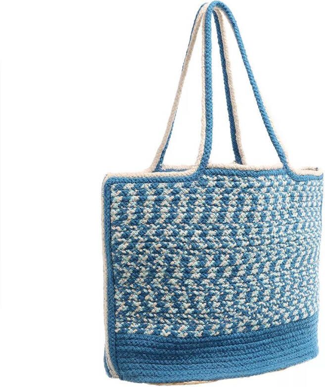 Samsøe Shoppers Moki Beach Bag in blauw