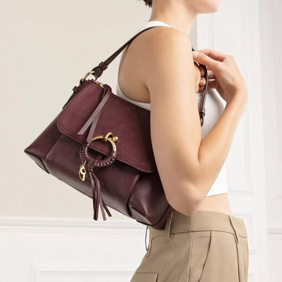 See By Chloé Crossbody bags Joan Grained Shoulder Bag Leather in paars