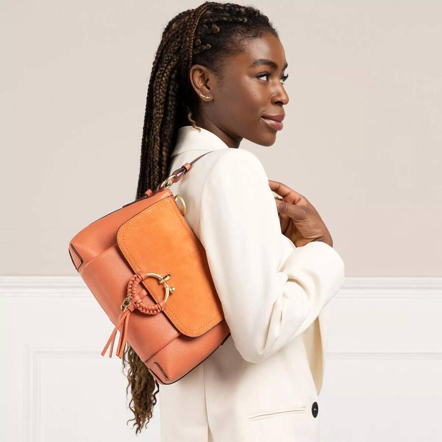 See By Chloé Crossbody bags Joan Shoulder Bag Bronze in oranje