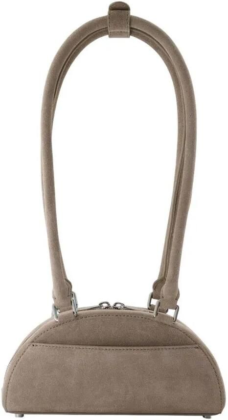 Self-portrait Hobo bags Mini Shoulder Bag With Charm Detail in grijs