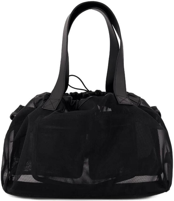 Simone Rocha Shoppers & Totes Mini Sheer Stuffed Shopper Bag Polyester Black in zwart