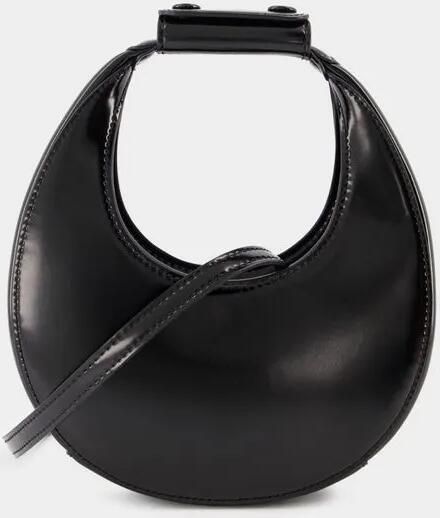 Staud Hobo bags Good Night Moon Purse Leather Black in zwart