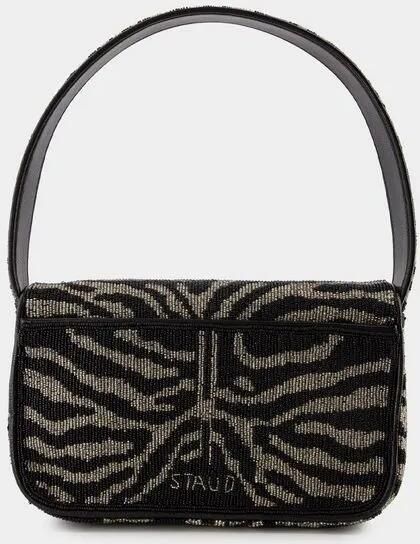 Staud Hobo bags Tommy Beaded Shoulder Bag Synthetic Leather Bl in zwart - Foto 2