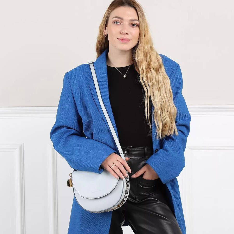 Stella Mccartney Crossbody bags Frayme Medium Flap Shoulder Bag in blauw