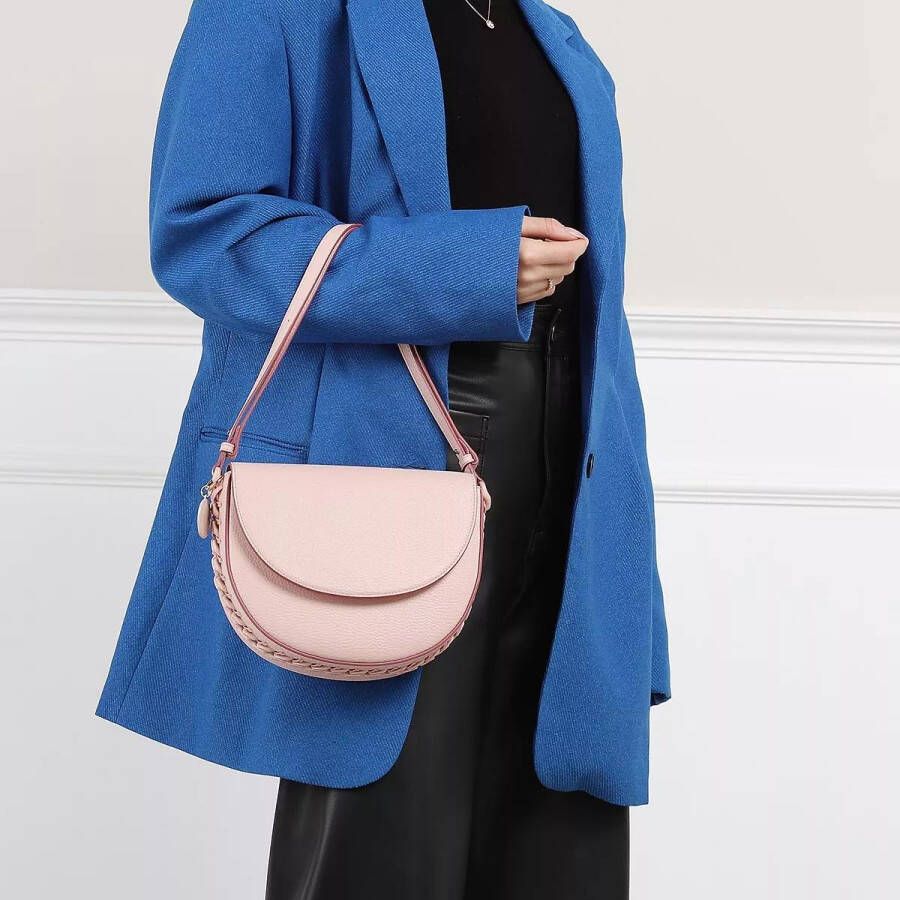Stella Mccartney Crossbody bags Frayme Medium Flap Shoulder Bag in poeder roze