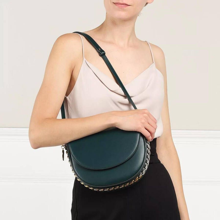 Stella Mccartney Crossbody bags Medium Flap Shoulder Bag in groen