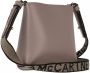 Stella Mccartney Crossbody bags Micro Tote Bag Eco Soft Alt Nappa Logo in bruin - Thumbnail 1