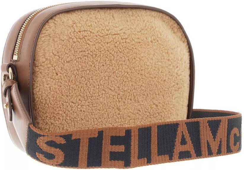 Stella Mccartney Crossbody bags Small Camera Bag Eco Teddy in bruin