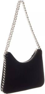 Stella Mccartney Hobo bags Falabella Mini Velvet Crystal Chain Bag in black