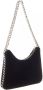 Stella Mccartney Hobo bags Falabella Mini Velvet Crystal Chain Bag in zwart - Thumbnail 1