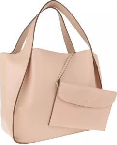 Stella Mccartney Shoppers Shoulder Bag in poeder roze